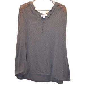 Boutique Plus Grey Blouse